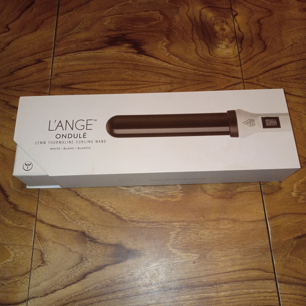 L'ange White Tourmaline Curling Wand-32mm